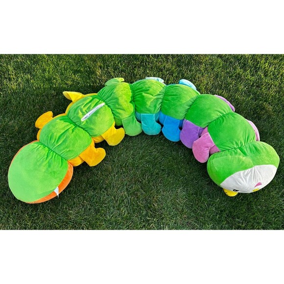 GOFFA~5 Foot Giant Jumbo 60" Musical Plush Stuffed Learning Caterpillar - VIDEO! - Picture 3 of 13